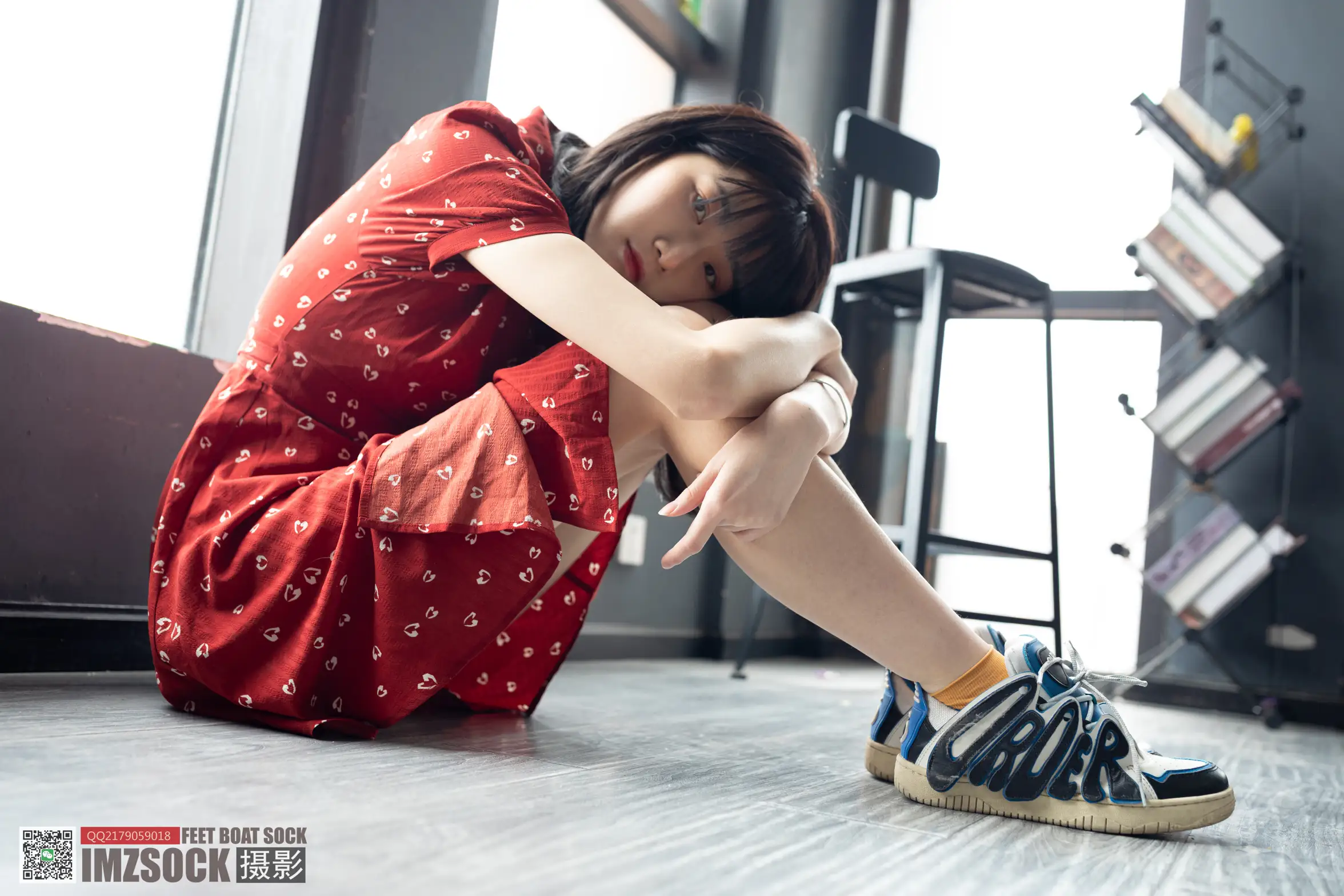 [Mzsock] Love beautiful feet NO.177 sea pepper#[74P]-5