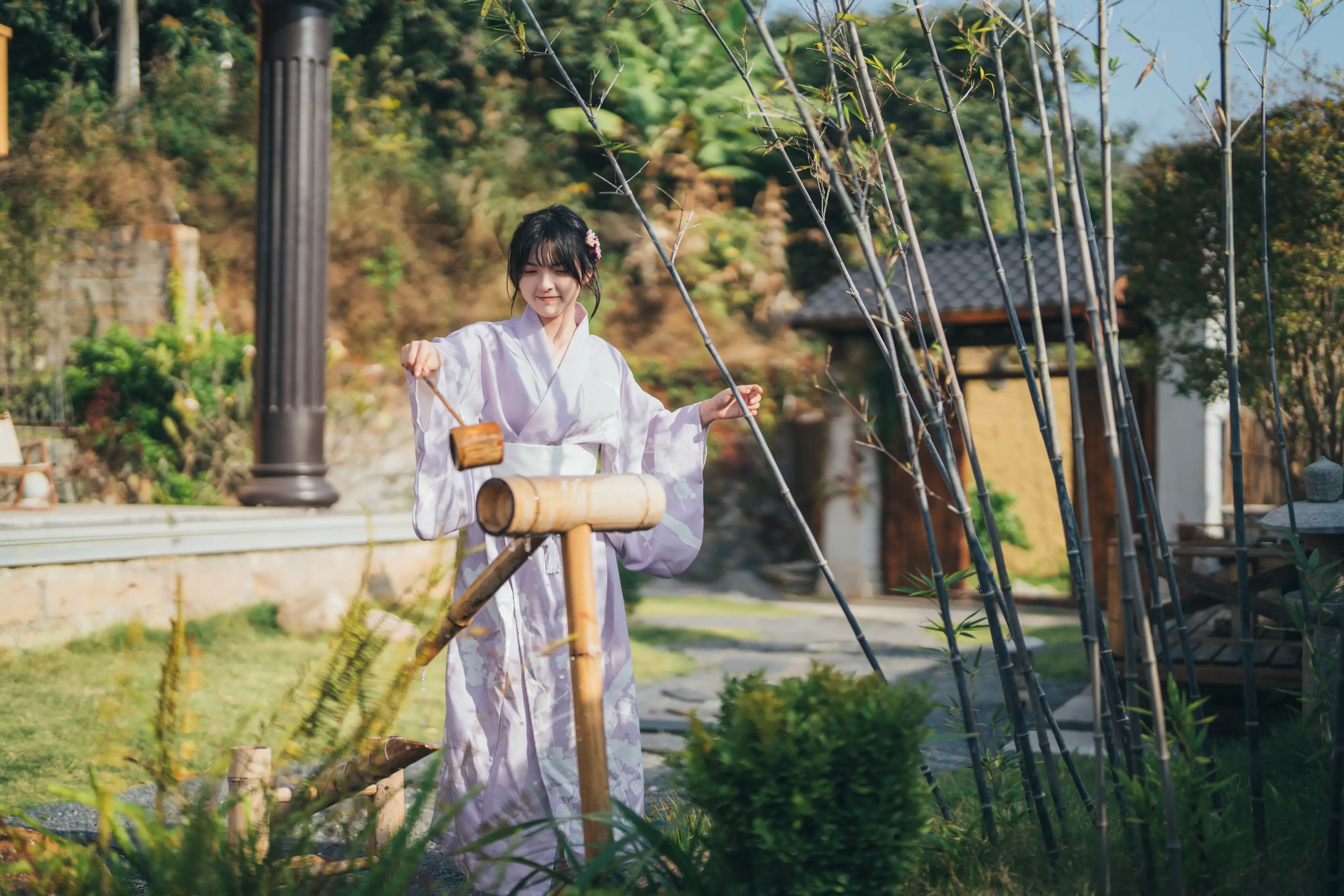 [YITUYU] 2022.02.09 Vol.772 – Japanese style story, photo of a girl in a Japanese garden dudu#[56P]-15